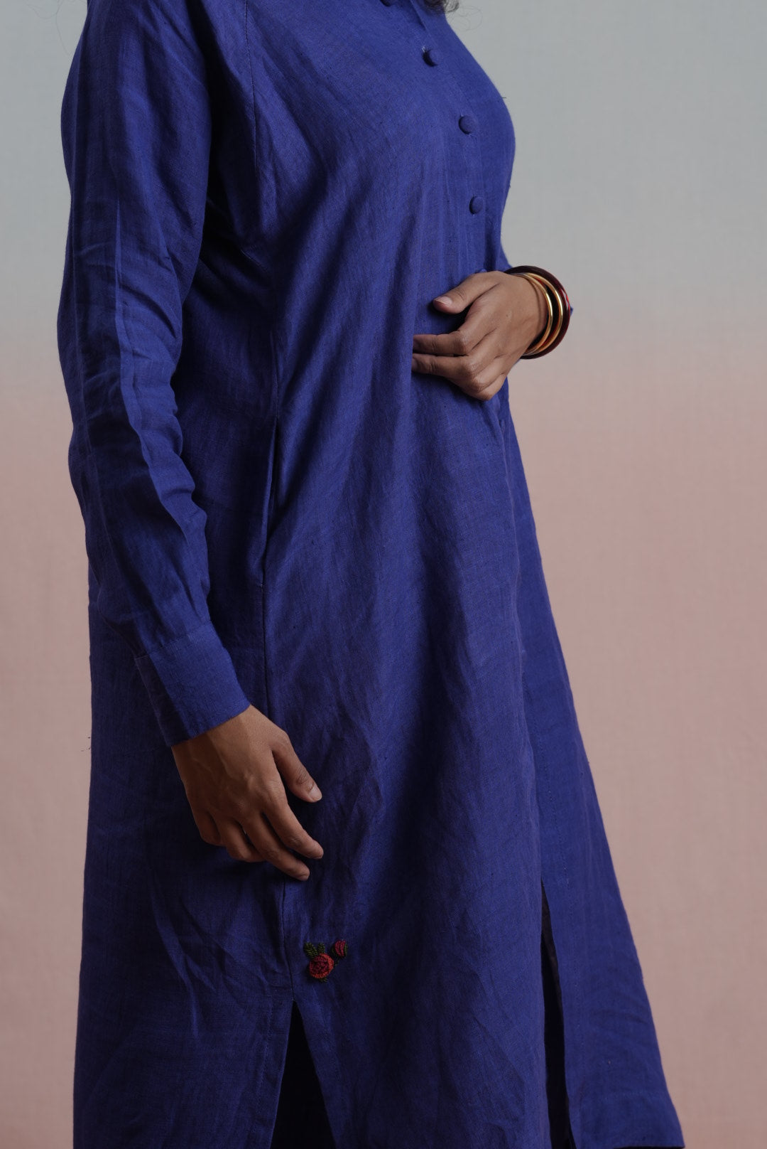 Linen Tiered Tunic Set